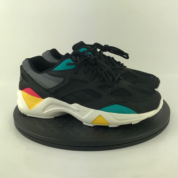 Reebok Classic Aztrek 96 Retro Running Shoes Black/Teal DV8528 Women's Size 7.5 - Picture 3 of 12
